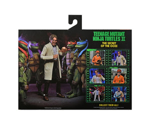 Neca TMNT II: The Secret of the Ooze 2-Pack Figuras Lab Coat Professor Perry and Hazmat Suit Professor Perry 18 cm