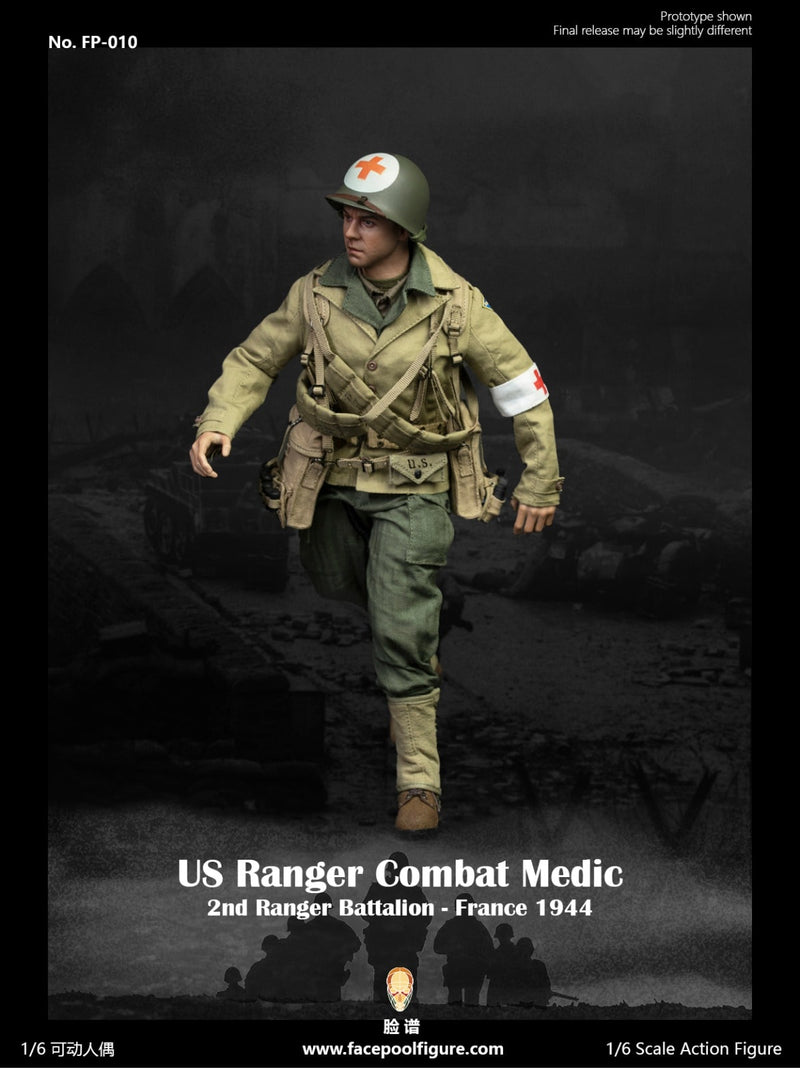 Re-order: Facepoolfigure FP-010 1/6WWII US Ranger Combat Medic – France 1944