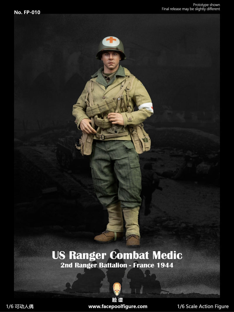 Re-order: Facepoolfigure FP-010 1/6WWII US Ranger Combat Medic – France 1944