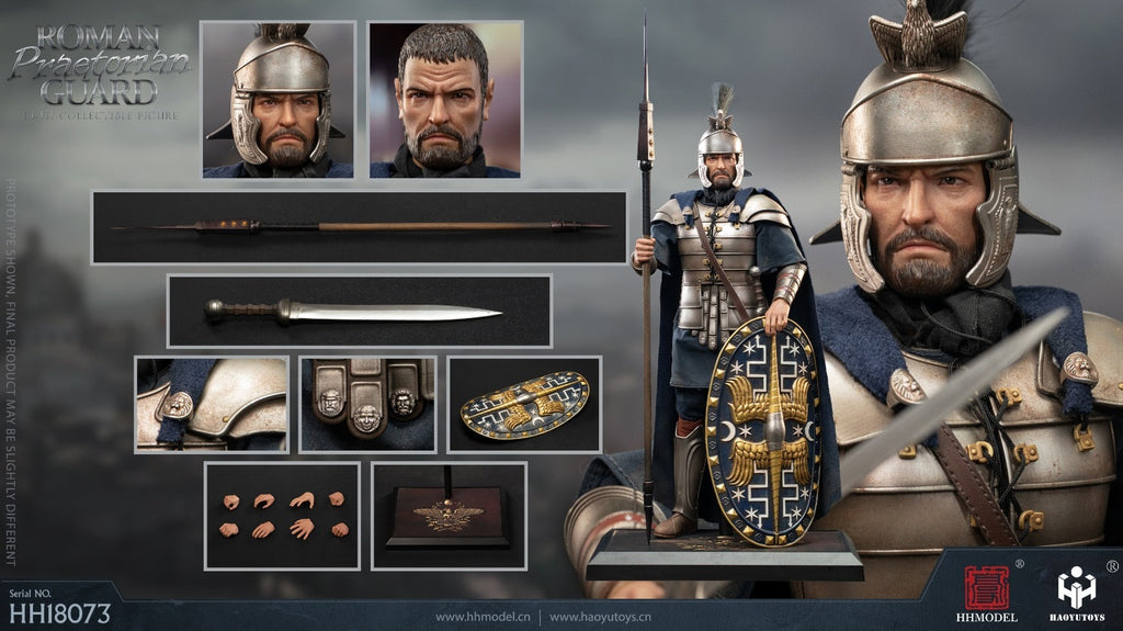 HHMODEL & HAOYUTOYS HH18073 1/6 Imperial Legion - Silver Armored Roman Guard