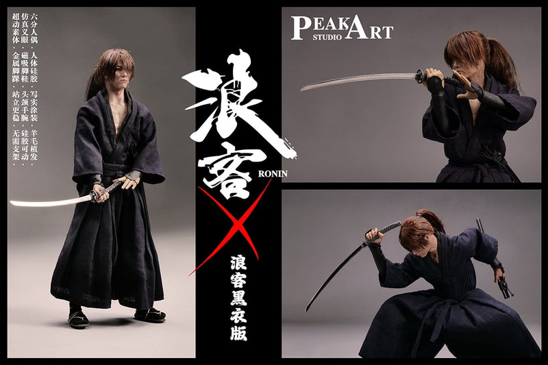 PEAKART STUDIO PA2403A 1/6 Silicone Custom-grade Roku Rurouni (Black Version)