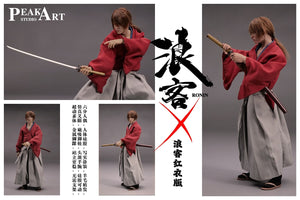 PEAKART STUDIO PA2403B 1/6 Silicone Custom-grade Roku Rurouni (Red Version) Limited to 399pcs