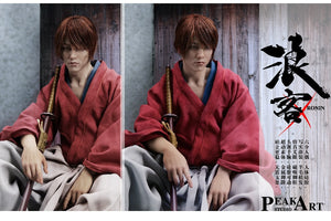 PEAKART STUDIO PA2403B 1/6 Silicone Custom-grade Roku Rurouni (Red Version) Limited to 399pcs