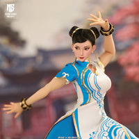 STAR MAN MS-011 1/6 Female Fighter Chun-li (Blue Cloud Patterned White Cheongsam Version)