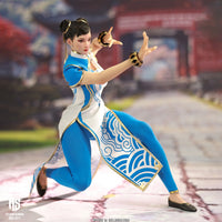 STAR MAN MS-011 1/6 Female Fighter Chun-li (Blue Cloud Patterned White Cheongsam Version)