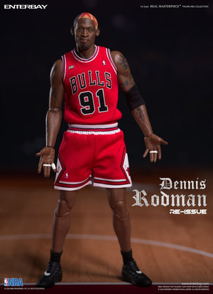 ENTERBAY RM-1059 EB 1/6 NBA REAL MASTERPIECE NBA COLLECTION - DENNIS RODMAN ACTION FIGURE (Limited Retro Edition)