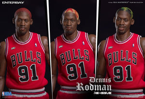 ENTERBAY RM-1059 EB 1/6 NBA REAL MASTERPIECE NBA COLLECTION - DENNIS RODMAN ACTION FIGURE (Limited Retro Edition)