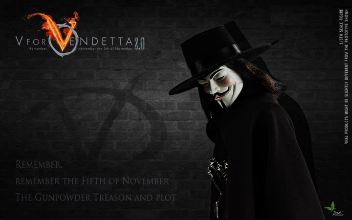 Toys Power CT-013B 1/6 V for Vendetta Action Figure (Standard Version)