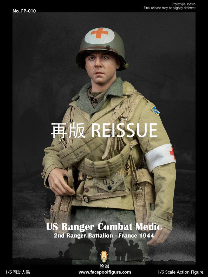 Re-order: Facepoolfigure FP-010 1/6WWII US Ranger Combat Medic – France 1944