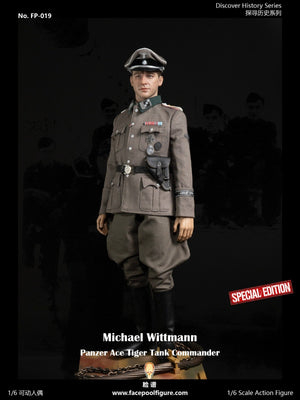 Facepoolfigure FP-019B 1/6 Discover History Series Panzer Ace Michael Wittmann Special Edition