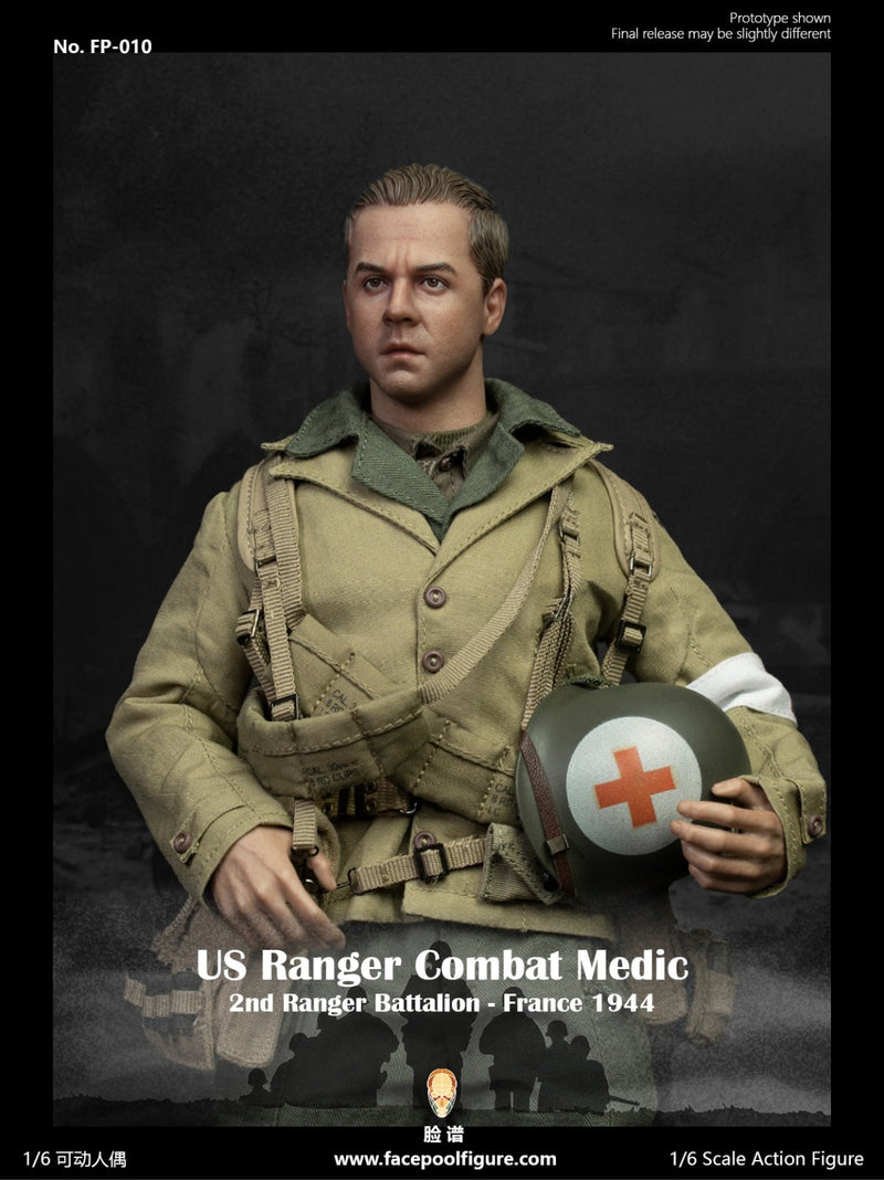 Re-order: Facepoolfigure FP-010 1/6WWII US Ranger Combat Medic – France 1944