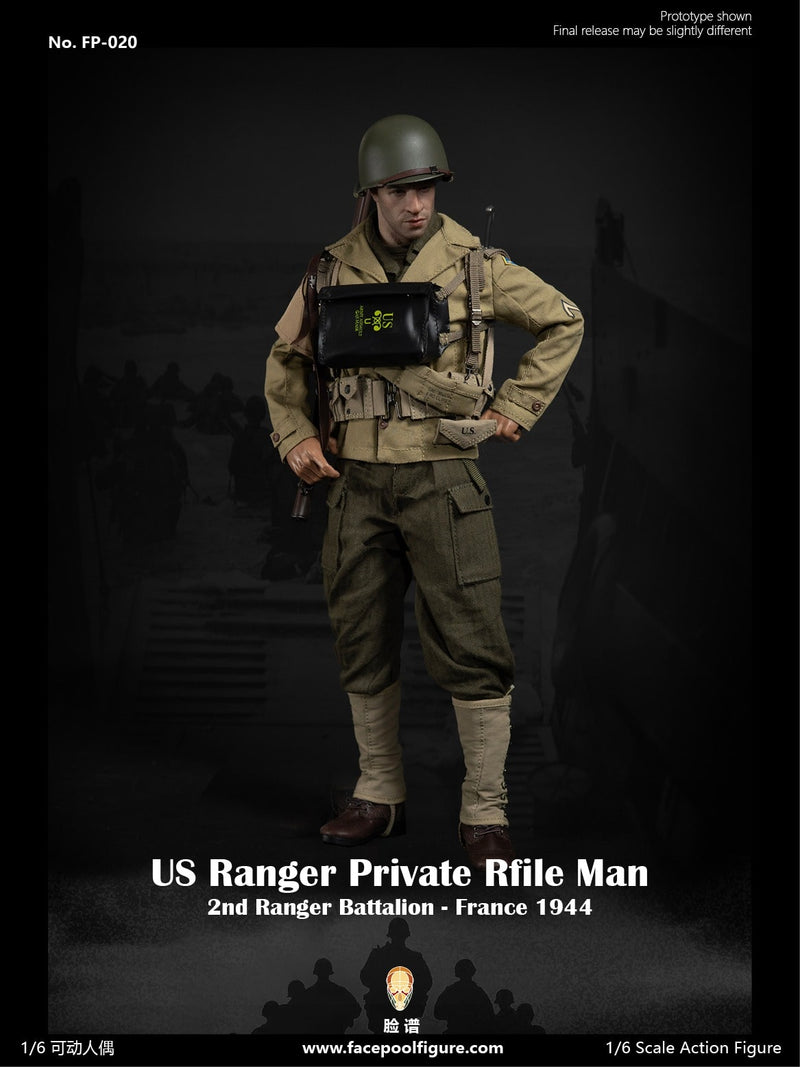 Facepoolfigure FP-020 1/6 WWII US Ranger Private Rifle Man – France 1944