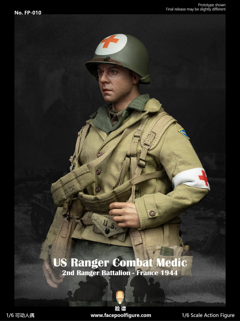 Re-order: Facepoolfigure FP-010 1/6WWII US Ranger Combat Medic – France 1944