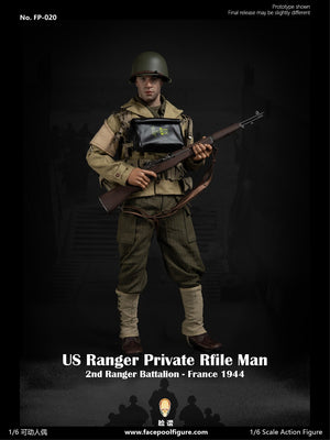 Facepoolfigure FP-020 1/6 WWII US Ranger Private Rifle Man – France 1944