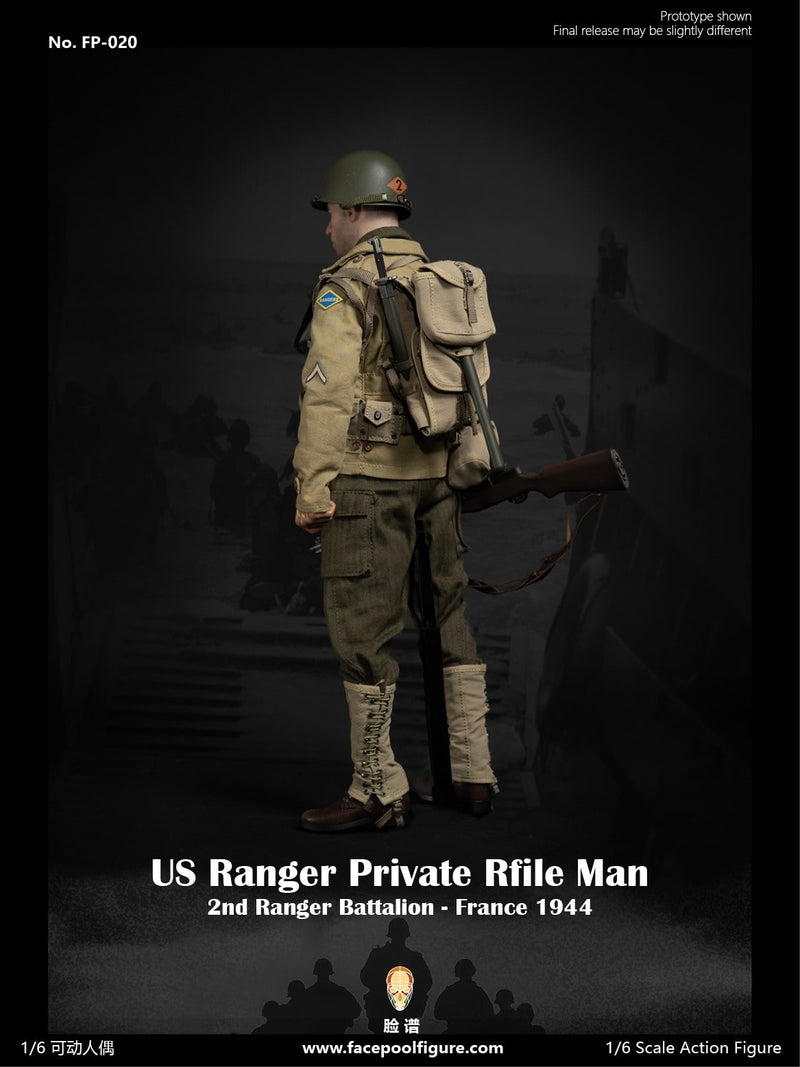 Facepoolfigure FP-020 1/6 WWII US Ranger Private Rifle Man – France 1944