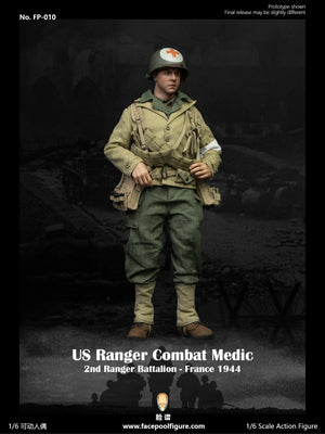 Re-order: Facepoolfigure FP-010 1/6WWII US Ranger Combat Medic – France 1944