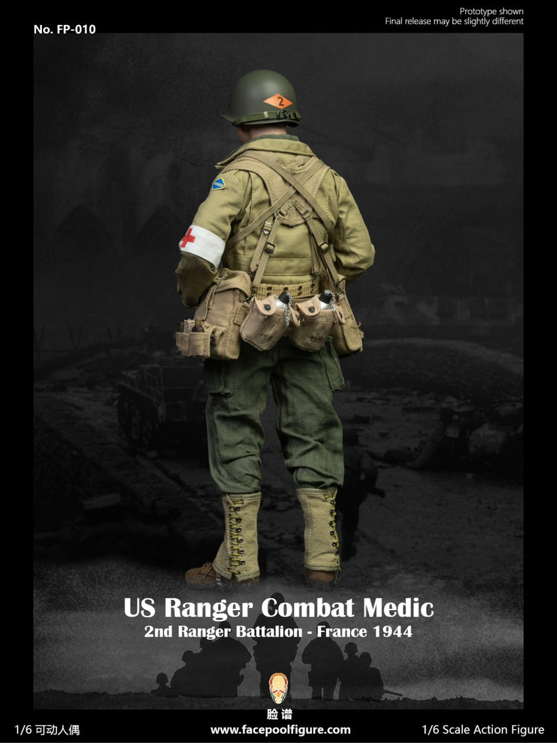 Re-order: Facepoolfigure FP-010 1/6WWII US Ranger Combat Medic – France 1944