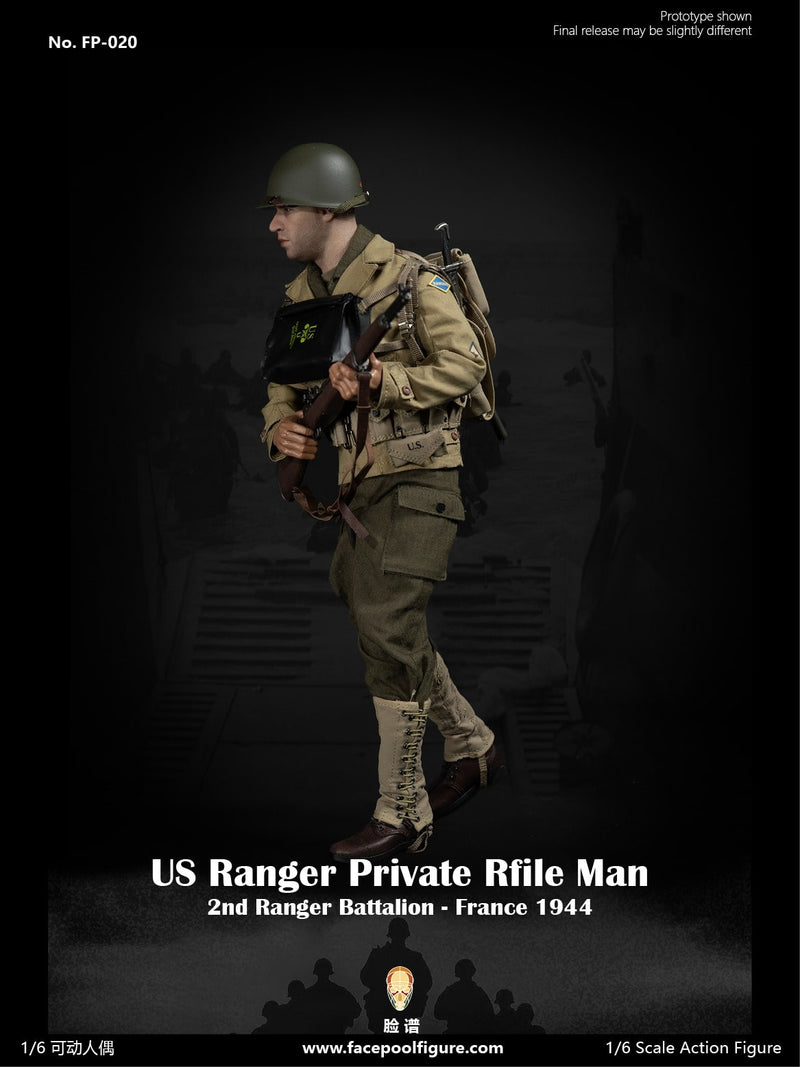 Facepoolfigure FP-020 1/6 WWII US Ranger Private Rifle Man – France 1944