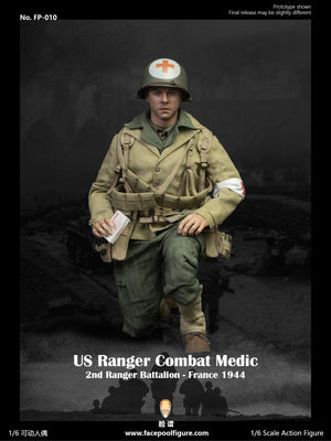 Re-order: Facepoolfigure FP-010 1/6WWII US Ranger Combat Medic – France 1944