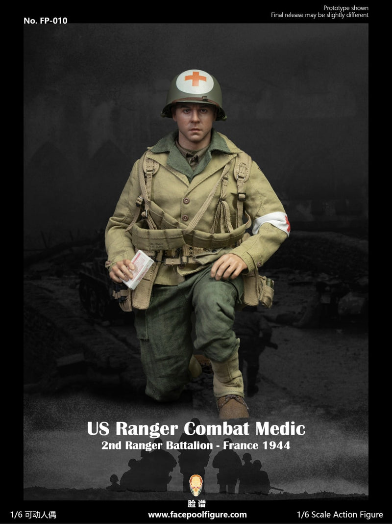 Re-order: Facepoolfigure FP-010 1/6WWII US Ranger Combat Medic – France 1944