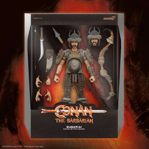 SUPER 7 Conan el Bárbaro Figura Ultimates Subotai (Battle of the Mounds) 18 cm