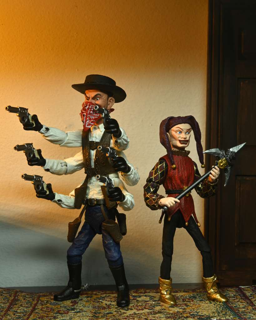 FIGURA NECA - Puppet Masters Sixshooter & Jester 2pack