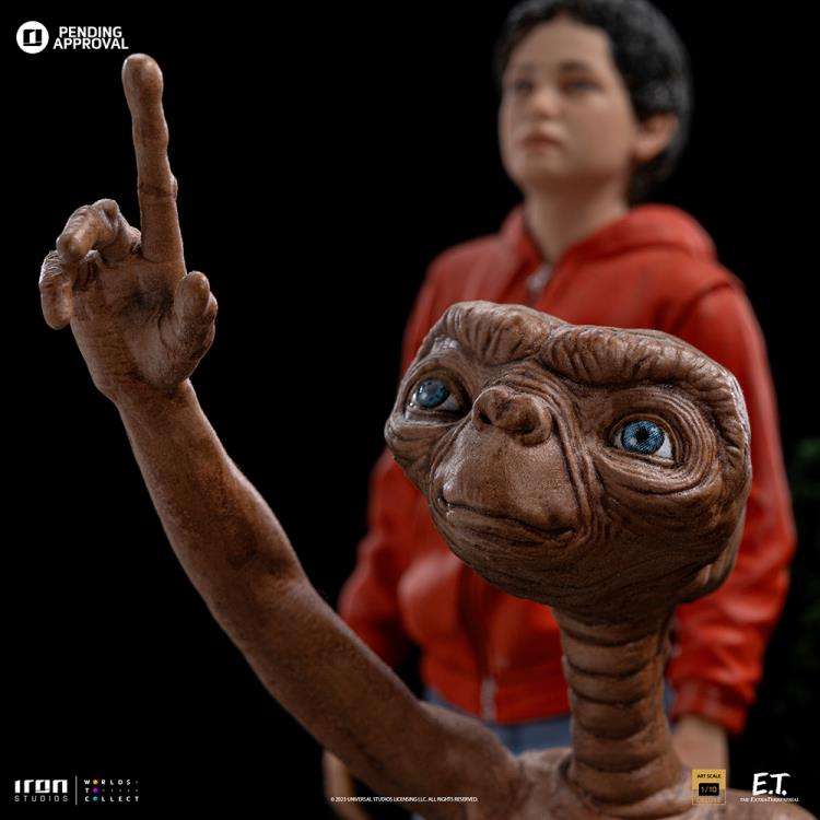 ESTATUA Iron Studios - E.T. The Extra Terrestrial E.T. & Kids 1/10