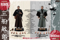 Kaustic Plastik x Infinite Statue Figures 1/6 Toshiro Mifune Ronin & Samurai Deluxe Double Pack