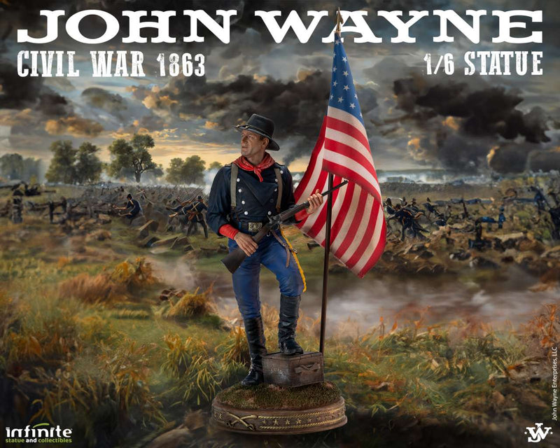 Infinite Statue John Wayne Civil War 1863 1/6 Statue