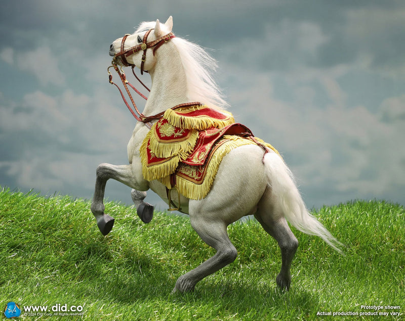 DID E60078 1/6 Napoleon White War Horse (Prancing)