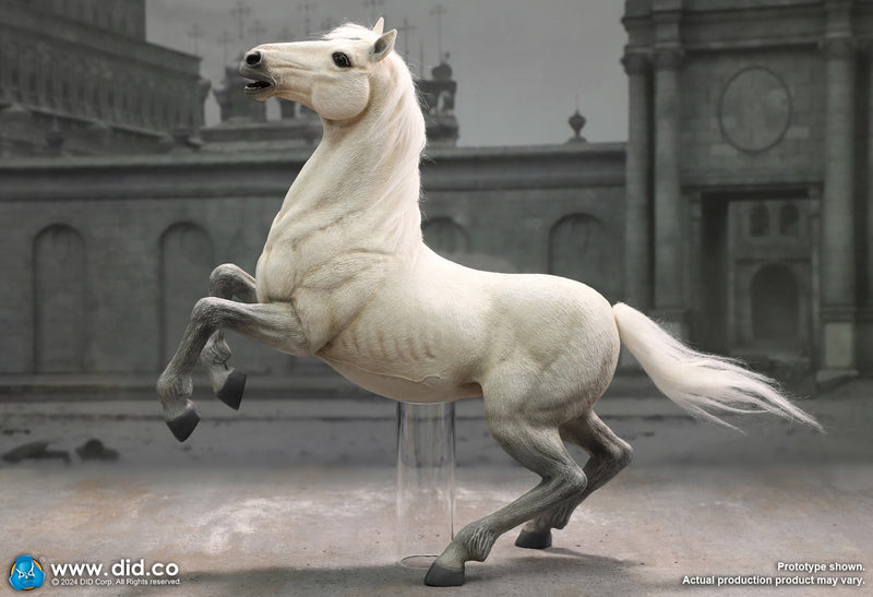 DID E60078 1/6 Napoleon White War Horse (Prancing)