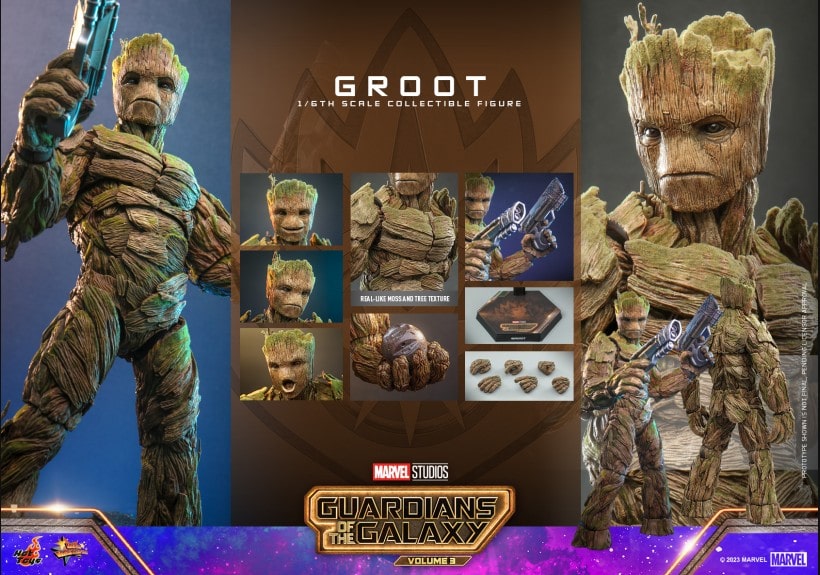 HOT TOYS MMS706 1/6 GUARDIANS OF THE GALAXY VOL. 3 GROOT