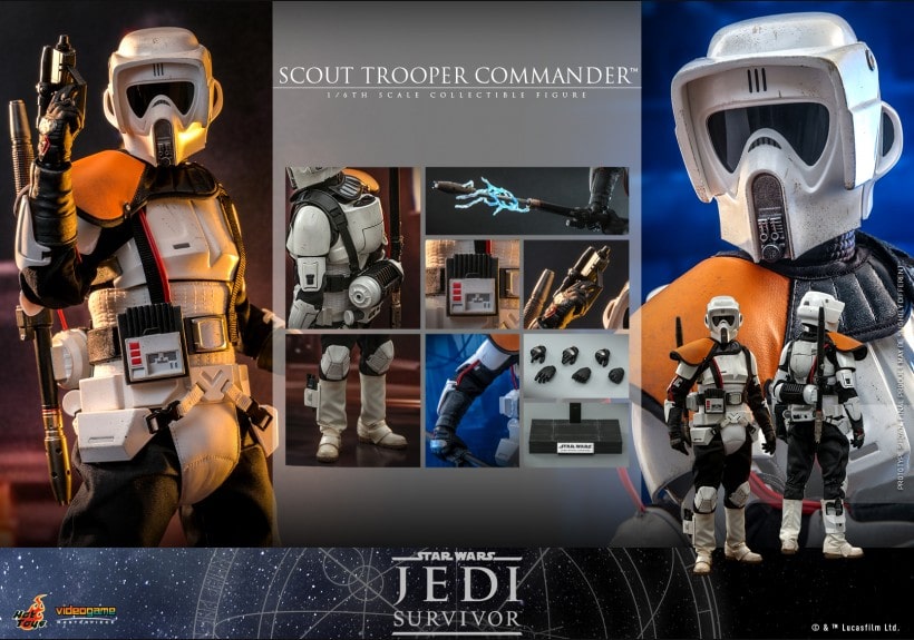 HOT TOYS VGM53 1/6 Star Wars JEDI SURVIVOR Scout Trooper Commander