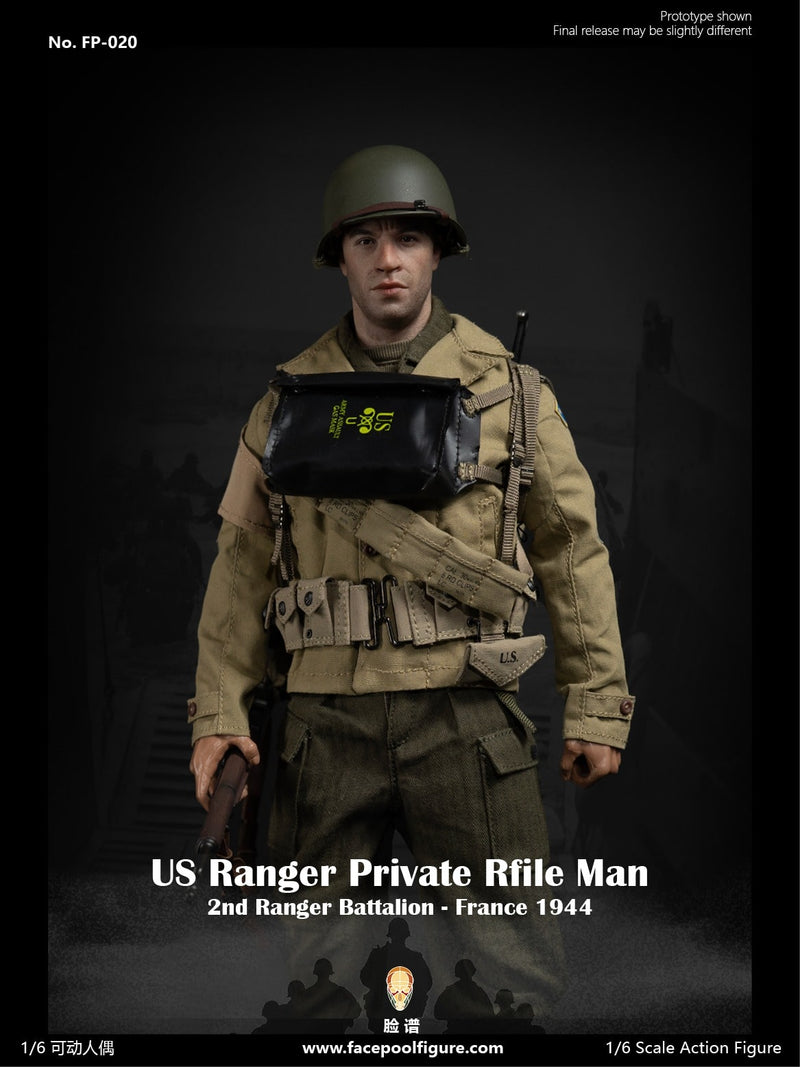 Facepoolfigure FP-020 1/6 WWII US Ranger Private Rifle Man – France 1944