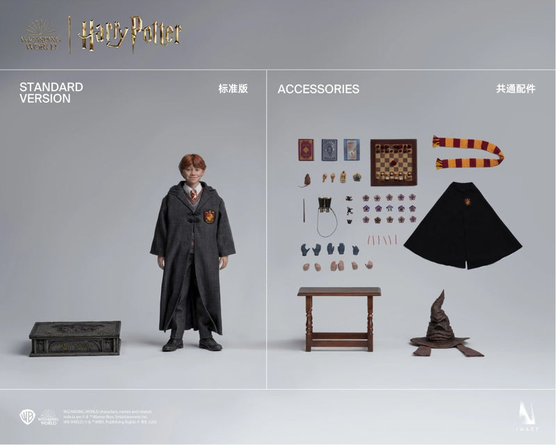 Queen Studios INART A010S1 1/6 Harry Potter and the Philosopher's Stone - Ron Weasley Standard Version Gel Hair Headsculpt