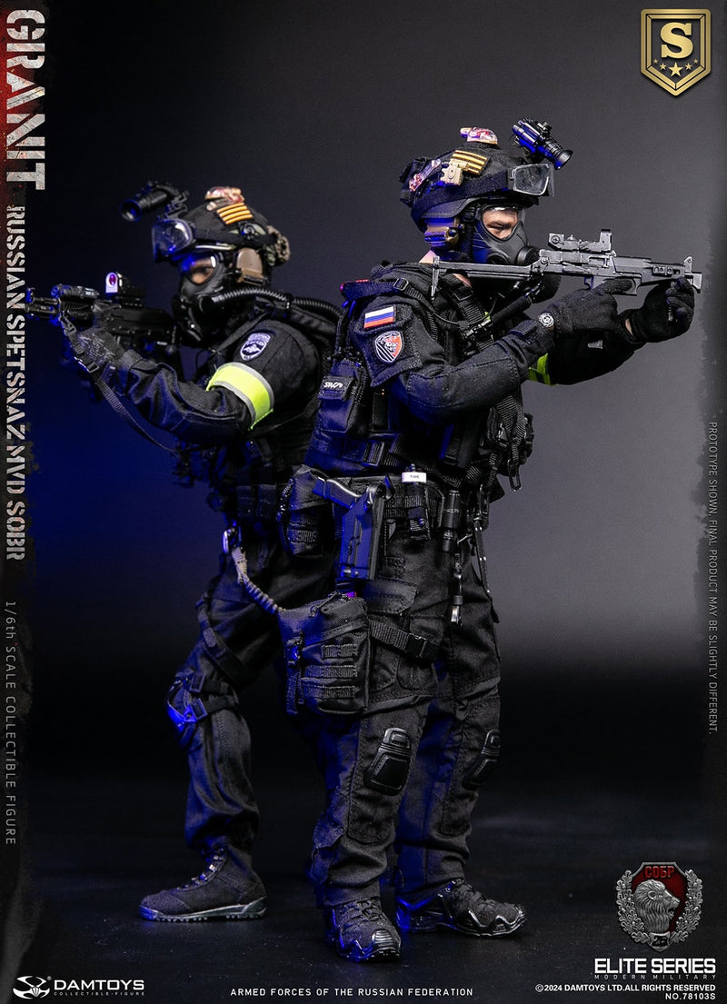 DAMTOYS 78103S 1/6 RUSSIAN SPETSNAZ MVD SOBR GRANIT SPECIAL EDITION