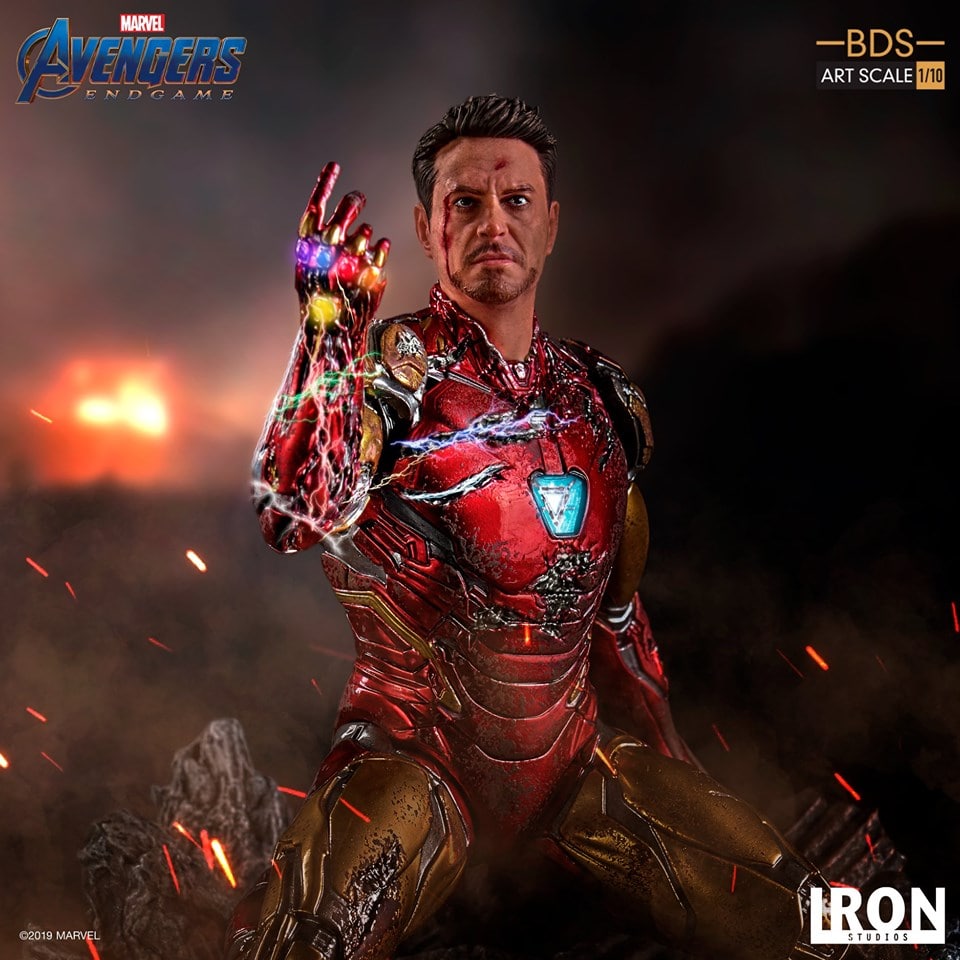 Iron Studios Vengadores: Endgame Estatua BDS Art Scale 1/10 I am Iron Man 15 cm