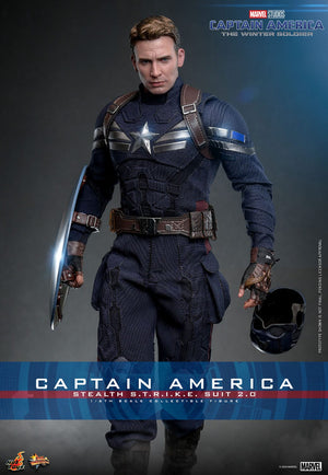 HOT TOYS Capitán América: El Soldado de Invierno Figura Movie Masterpiece 1/6 Captain America (Stealth S.T.R.I.K.E. Suit) 2.0 31 cm