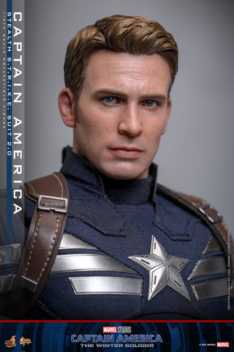 HOT TOYS Capitán América: El Soldado de Invierno Figura Movie Masterpiece 1/6 Captain America (Stealth S.T.R.I.K.E. Suit) 2.0 31 cm