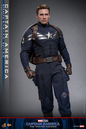 HOT TOYS Capitán América: El Soldado de Invierno Figura Movie Masterpiece 1/6 Captain America (Stealth S.T.R.I.K.E. Suit) 2.0 31 cm