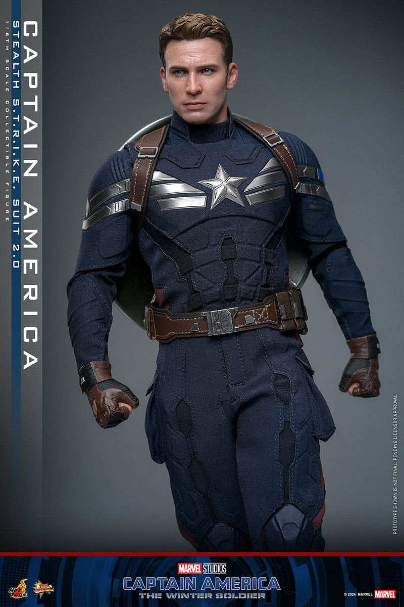 HOT TOYS Capitán América: El Soldado de Invierno Figura Movie Masterpiece 1/6 Captain America (Stealth S.T.R.I.K.E. Suit) 2.0 31 cm