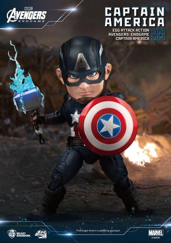 Beast Kingdom Avengers: Endgame Captain America Egg Attack Action Figure
