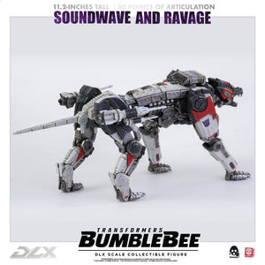 Threezero Transformers Bumblebee Pack de 2 Figuras 1/6 DLX Soundwave & Ravage 28 cm