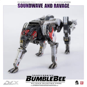 Threezero Transformers Bumblebee Pack de 2 Figuras 1/6 DLX Soundwave & Ravage 28 cm