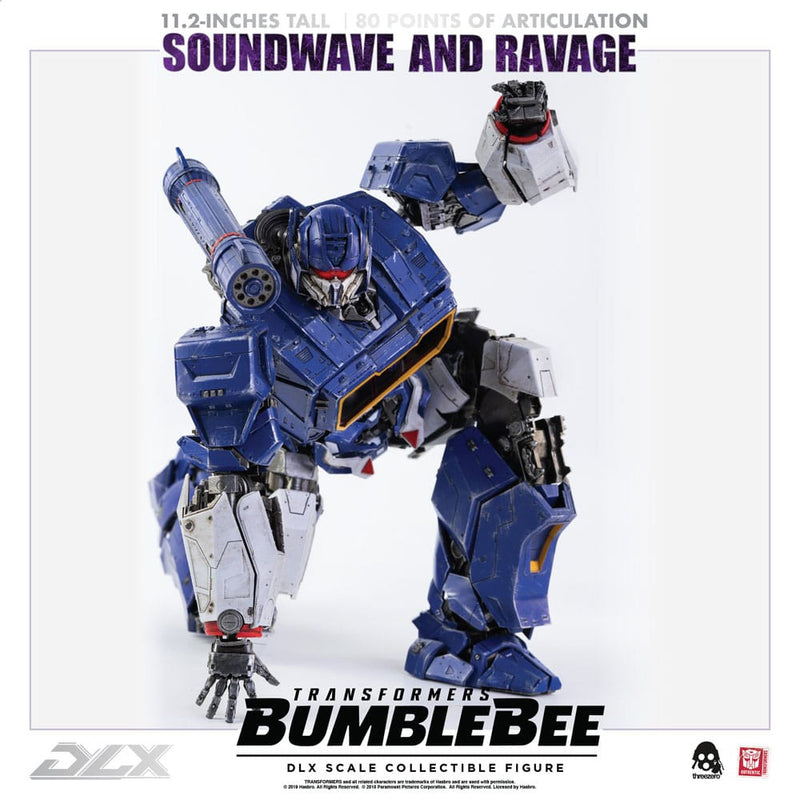 Threezero Transformers Bumblebee Pack de 2 Figuras 1/6 DLX Soundwave & Ravage 28 cm