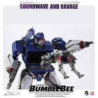 Threezero Transformers Bumblebee Pack de 2 Figuras 1/6 DLX Soundwave & Ravage 28 cm