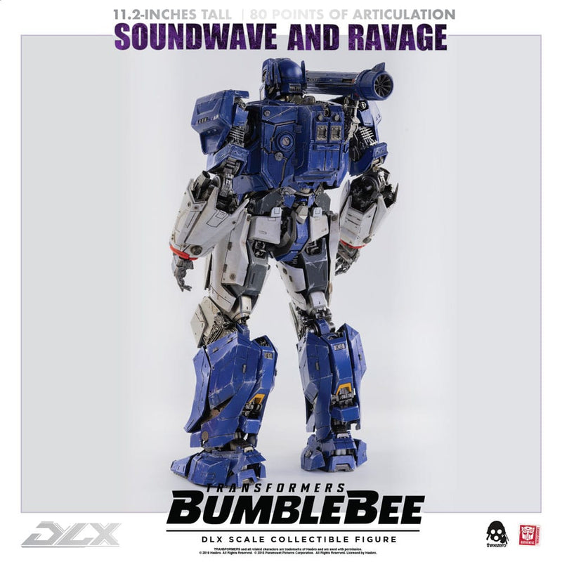 Threezero Transformers Bumblebee Pack de 2 Figuras 1/6 DLX Soundwave & Ravage 28 cm