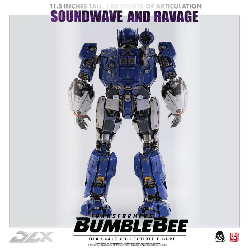 Threezero Transformers Bumblebee Pack de 2 Figuras 1/6 DLX Soundwave & Ravage 28 cm