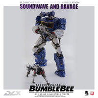 Threezero Transformers Bumblebee Pack de 2 Figuras 1/6 DLX Soundwave & Ravage 28 cm