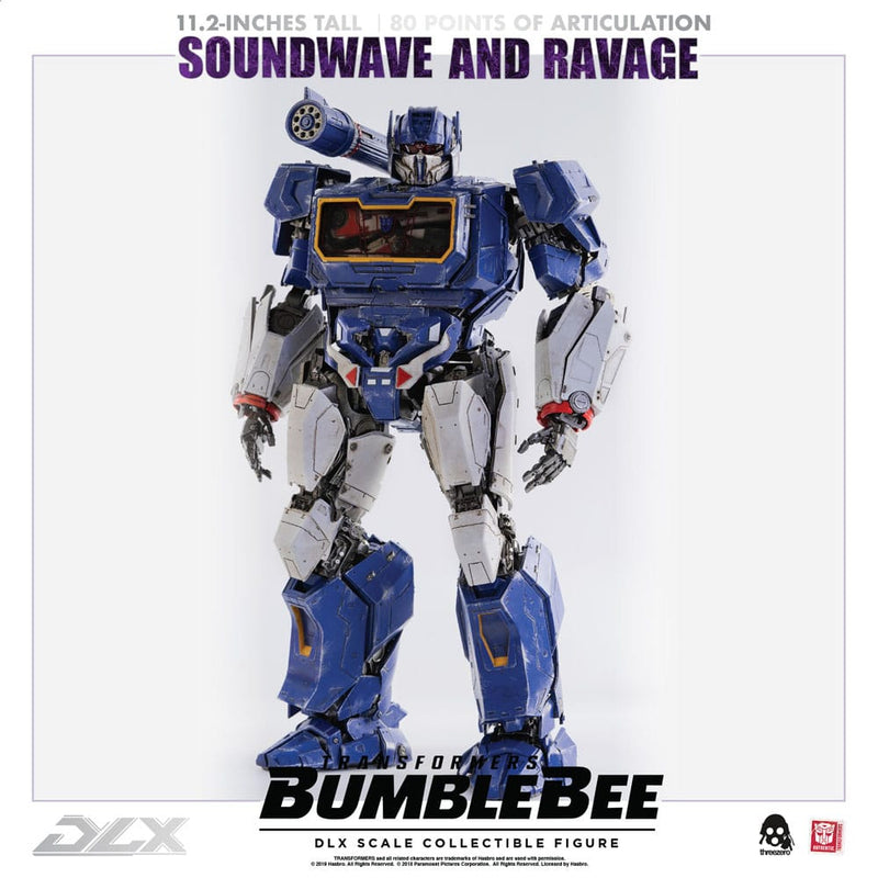 Threezero Transformers Bumblebee Pack de 2 Figuras 1/6 DLX Soundwave & Ravage 28 cm